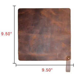 Removedor de tazones creativo de cuero PU con aislamiento térmico, tapete de cocina antideslizante, removedor de tazones apto para microondas. - Product Image 5