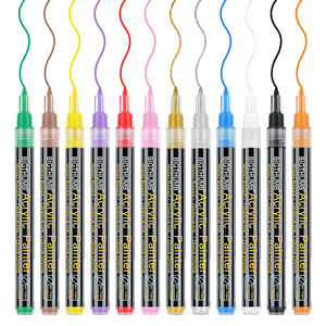 畅销绘画涂鸦亚克力颜料记号笔永久墨水彩色记号笔艺术亚克力记号笔 - Product Image 6