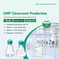 Flacons Erlenmeyer à fond plat à cloisons en PC PETG de qualité médicale stérile USP Classe VI pour culture cellulaire, vente en gros, OEM, marque privée