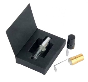 Empty <b>Mini</b> Sample 2Ml 3Ml 5Ml 10Ml Tester Clear Glass Pump Spray <b>Bottle</b> Vials for Pocket Perfume With Paper Box Packaging - Product Image 1