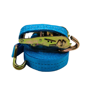 Sangles d'arrimage à <span class=keywords><strong>cliquet</strong></span> à double crochet en J de 2 tonnes |   <span class=keywords><strong>Sangle</strong></span> en polyester résistante aux UV - Product Image 3