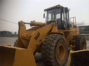 Chargeur frontal CAT 966F d'occasion japonais, capacité nominale de 15 tonnes, puissance de 92 kW, utilisé pour l'exploitation minière - Product Image 3