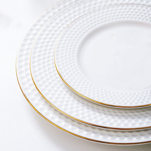 Service de table en porcelaine, style occidental, blanc, élégant et simple - Product Image 4