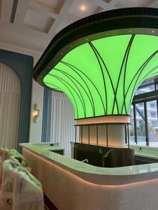 Luminaire suspendu rond à LED pour <span class=keywords><strong>salon</strong></span>, intérieur, maison, plafond, en verre de Murano, lustres et suspensions, vente chaude - Product Image 5