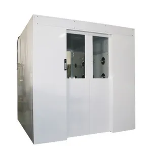 Automatic Door Cleaning Room Nozzle Portable Best Price Pass Box Air Shower for 4 Person with Passing Box