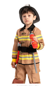 Costume de <span class=keywords><strong>pompier</strong></span> pour garçons et filles Offre Spéciale avec accessoires pour enfants - Product Image 3