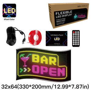 Affichage LED flexible 32x64 pour extérieur, programmable, avec <span class=keywords><strong>message</strong></span> défilant, panneau signalétique LED pour devanture de magasin - Product Image 4