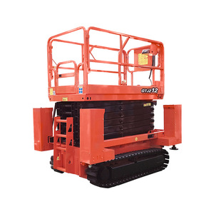 Plateforme élévatrice hydraulique autopropulsée Zunhui Crawler avec direction hydraulique - Product Image 5