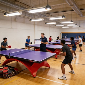 <span class=keywords><strong>Tavolo</strong></span> da <span class=keywords><strong>Ping</strong></span> <span class=keywords><strong>Pong</strong></span> per Esterni Personalizzato, Approvato ITTF, 25mm HDF ad Alta Elasticità per Partite Professionali - Product Image 3