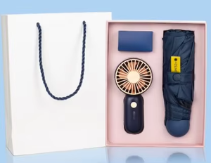 LS03暑い夏の結婚式と誕生日パーティーのプロモギフトセットには、ガールフレンズボーイズ用のミニファンアンブレラが含まれています。 - Product Image 3