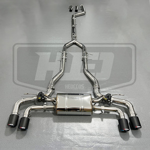 Système d'échappement Cat-Back en acier inoxydable avec soupape électronique pour BMW 530E G30 B48 2.0T 545E, son puissant - Product Image 1