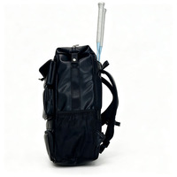 Sac à dos de sport imperméable en PU avec logo personnalisé, compartiment à chaussures, pour tennis, badminton, pickleball, ordinateur portable 15,6 pouces, gym, voyage