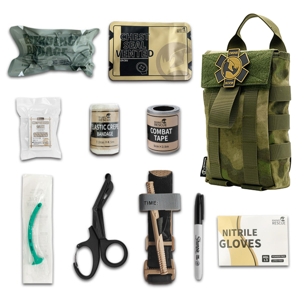 Rhino Rescue Tactical Outdoor Travel Medicine Organizer Bag First Aid Kit EMT Molle Accessory Tactical Ifak Pouch Trauma Kit