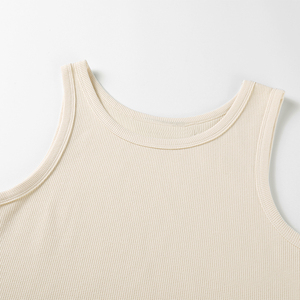 Giao Hàng Nhanh Gân <span class=keywords><strong>Tank</strong></span> Tops Phụ Nữ Tùy Chỉnh 100% Cotton Crop <span class=keywords><strong>Tank</strong></span> Top Không Tay T Áo Sơ Mi Giá Thấp - Product Image 6