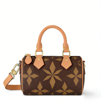 Sac Boston Mini Monogramme Tendance 2026 en Cuir PU avec Logo Personnalisé et Bandoulière Amovible pour la Mode Féminine – Vente en Gros