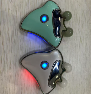 Usine En Gros Mini Rouleau De <span class=keywords><strong>Massage</strong></span> Électrique De Poche Traitement De La Lumière Rouge Dispositif De Beauté Vibration LED Soins De La Peau Rouleau De Jade - Product Image 5