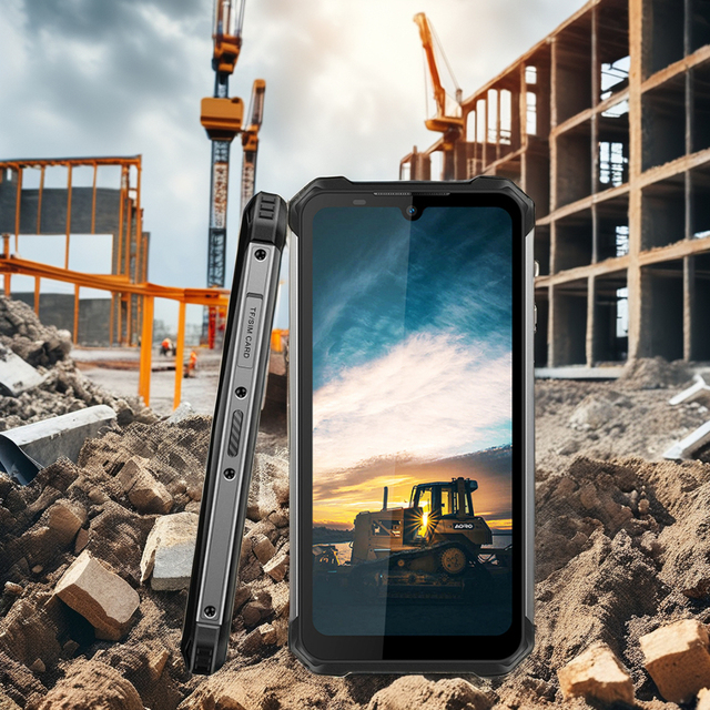6.1inch HD+720*1560 6080mAh No Camera Smartphone ATEX Ib Ex IP68 Waterproof Mobile Phones Aoro A8 8MP+16MP Rugged Android Phone