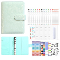 Benutzer definierte A6 PU Leder Lose blatt Notebook Binder Budget Planer Agenda Bargeld Lagerung Schnalle Tally Book Kinder geschenke Lieferant