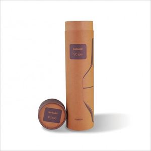 Cajas de papel redondas de cilindro marrón, de gran tamaño, con estampado personalizado, nuevo diseño - Product Image 4