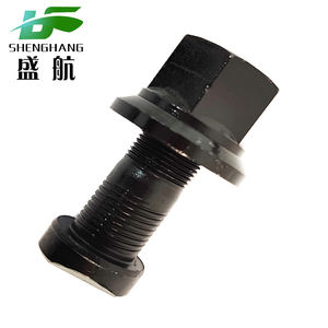 भारी ट्रकों के लिए उच्च गुणवत्ता वाले 40करोड़/35 क्रेमो काले रंग के लॉक बोल्ट और नट अखरोट के सामान इटफ 14696-2016 प्रमाणित - Product Image 2