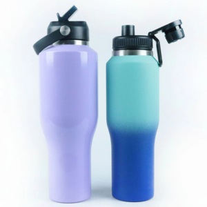 Chất lượng hàng đầu chai Nước Đôi tường thép không gỉ 304 xe phích tự động Mugs rộng miệng chân không Flask với khác nhau có nắp đậy sự lựa chọn - Product Image 2