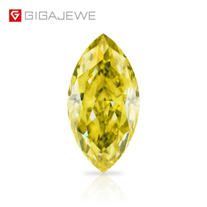 GIGAGEWE Vivid Yellow <span class=keywords><strong>Marquise</strong></span> Cut Loose Moissanite Pierre synthétique pour la fabrication de bijoux - Product Image 1
