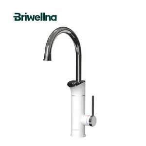 Briwellna 220V 3200W plastica tecnologia avanzata rubinetto scaldabagno elettrico rubinetto istantaneo dell'acqua calda per la cucina