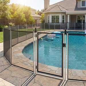 <span class=keywords><strong>Clôture</strong></span> <span class=keywords><strong>de</strong></span> piscine en <span class=keywords><strong>PVC</strong></span> perforée, robuste, amovible, portable, <span class=keywords><strong>de</strong></span> qualité supérieure - Product Image 3