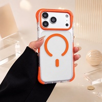 Coques de téléphone transparentes en vrac, PC minimaliste, protection renforcée des coins pour iPhone