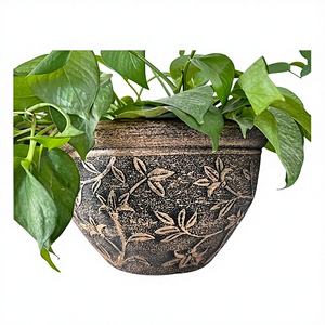 CASAMAX WL AM-0427-24 Maceta de Plástico PE Resistente - Macetas Decorativas para Jardín y Hogar - 24.5*19 cm - Product Image 1