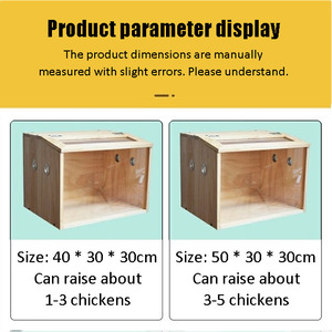 กล่องให้อาหารไก่รูตินทำจาก<span class=keywords><strong>ไม้</strong></span>แข็งใช้เป็นศูนย์บ่มเพาะพิเศษสำหรับสัตว์เลี้ยงหนูแฮมสเตอร์บ้านขนาดเล็กวิลล่า - Product Image 5