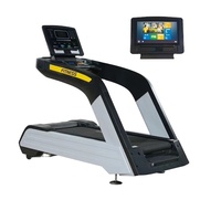 Tapis roulant commercial robuste ASJ9906, moteur AC 3-7 CV, grande machine de course, tapis roulant de salle de sport