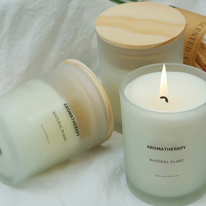 Bougie parfumée à l'aromathérapie végétale naturelle - Bougie en cire de soja dans un bocal en verre de luxe pour la décoration de la maison et la relaxation - Produit phare - Product Image 6