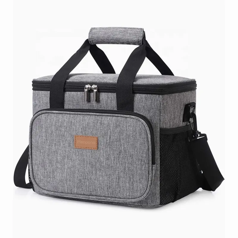 Grande Refeição Isolada Prep 15L Lunch Cooler Box Bag para Adultos Mulheres Homens Escritório Térmico Personalizado Moda Impermeável Novo Estilo 2023