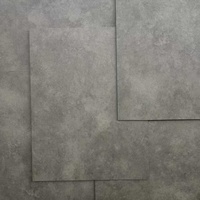 Revêtement de sol LVT à clic robuste de 5 mm, anti-humidité, couleur gris ardoise, planche de vinyle LVP, carrelage de vinyle de luxe pour les espaces de bureau