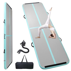 Tappetino Yoga Gonfiabile in PVC - Opzione Personalizzabile Impermeabile Portatile <span class=keywords><strong>per</strong></span> <span class=keywords><strong>Ginnastica</strong></span> Danza Taekwondo Arti Marziali Materasso ad Aria <span class=keywords><strong>per</strong></span> Volteggio - Product Image 3