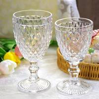 Verre à vin créatif vintage gravé en verre sodocalcique écologique pour Baijiu et spiritueux, sans pied