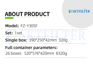 <span class=keywords><strong>แผ่น</strong></span><span class=keywords><strong>กรอง</strong></span> HEPA คาร์บอนกัมมันต์ทดแทนเครื่องฟอกอากาศแบบ FZ-Y30SF FZ-Y30SFE สำหรับเครื่องฟอกอากาศ <span class=keywords><strong>Sharp</strong></span> KC-Y30 - Product Image 2