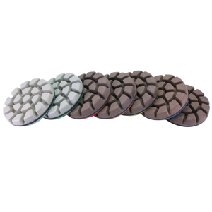 Disque de polissage diamanté PANGU à liaison résineuse 3 pouces pour béton et sols, utilisation humide/sèche, abrasif fin, OEM disponible - Product Image 3