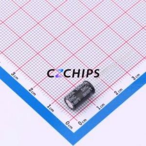 Condensador Electrolítico de Aluminio de Montaje Pasante DHC035M107E124S1AA, D6.3xL12mm 100uF 20% 35V 169mA-120Hz - Product Image 2