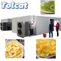 Aanpasbare industriële voedseldroogapparatuur met digitale temperatuurregeling, fruit- en groentedroger, temperatuurinstelling
