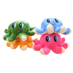 Toptan sevimli ahtapot peluş oyuncak çok renkli denizanası dolması bebekler güzel ahtapot kolye dekorasyon için