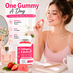 Vente en gros de gommes végétaliennes à marque privée, 60 unités, collagène, biotine, kératine, beauté, nutrition, <span class=keywords><strong>cheveux</strong></span>, peau, <span class=keywords><strong>ongles</strong></span>, soutien articulaire, OEM ODM - Product Image 4