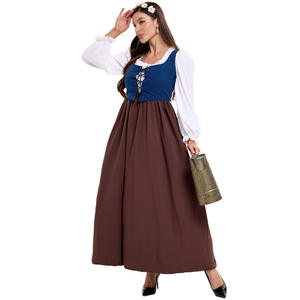 S-XL robe Renaissance Costume maître de <span class=keywords><strong>ferme</strong></span> avec femme de chambre cour européenne robe vintage <span class=keywords><strong>médiévale</strong></span> - Product Image 4