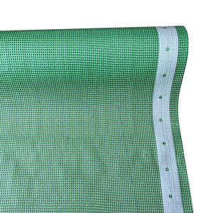 Mercado alemán, 250gsm, 1,5 m, 4m, lona de malla transparente verde resistente a la intemperie, láminas de andamio de plástico HDPE, corte de rejilla de invernadero - Product Image 6