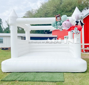 Château sautant de videur gonflable de fête de mariage de maison de rebond blanc extérieur commercial à <span class=keywords><strong>louer</strong></span> - Product Image 2