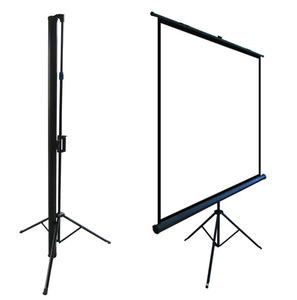 Schermo per Proiettore VIY 16:9 con Supporto, Schermo Pieghevole Senza Pieghe per Home Theatre, Schermo di Proiezione Regolabile in Altezza - Product Image 5