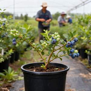 Maceta <span class=keywords><strong>de</strong></span> Plástico Moderna y Minimalista para Interiores/Exteriores, Transpirable, Duradera, con Control <span class=keywords><strong>de</strong></span> Raíces, para Plantas, Arándanos - Product Image 4