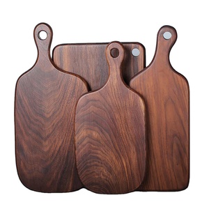Hot Selling Solid Wood Cutting <b>Board</b> <b>Black</b> Walnut for Steak Fruit Bread Tray for Kitchenware - Product Image 1