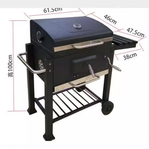 Barbacoa de Acero Inoxidable con Quemador Lateral, Directo de Fábrica, para Exteriores, Jardín, Picnic, Patio Trasero, Modelo MU47602 - Product Image 5